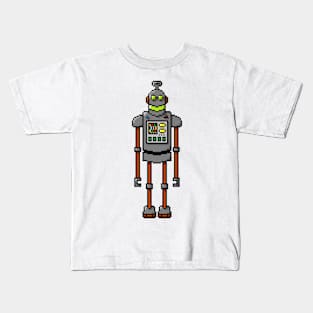 Pixel Robot 052 Kids T-Shirt